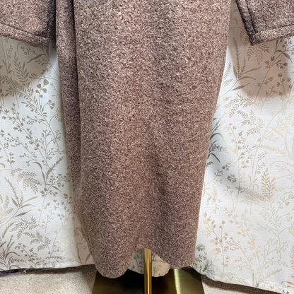 Fourth + Bay Brushed Knit Robe Coat Women XL Trench Academia Cozy Quiet Luxury