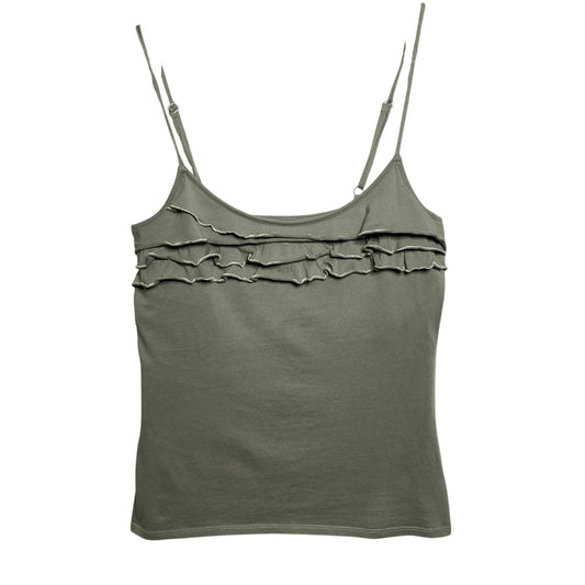 Indigenous Ruffle Camisole Womens Small Ballet Coquette Cottagecore Paris Soft