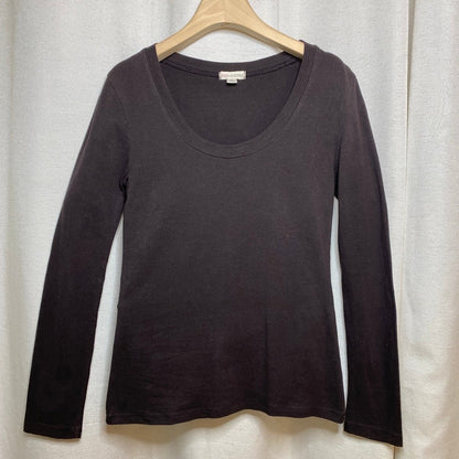 Zenana Espresso Brown Long Sleeve Tee Downtown Girl 90s Dark Cottagecore Grunge