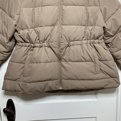 Tek Gear Puffer Jacket Womens XL Activewear Cozy Fall Minimalist Neutral Outdoor