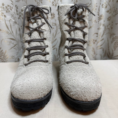 Jambu Douglas Waterproof Suede Ankle Boots Women 11 Cozy Fleece Lug Sole Winter