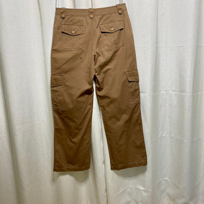 BW Sport Cargo Pants Womens 6P Mocha Brown Y2K Barncore Farmcore Indie Utility