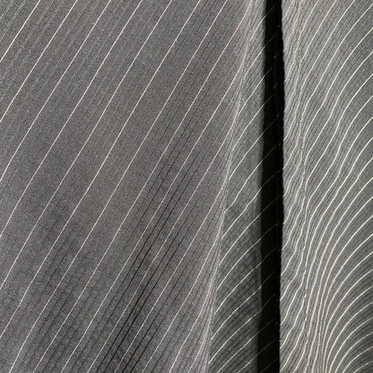 7 Diamonds Black Pinstripe Button Up Long Sleeve Shirt Men Large 4-Way Stretch