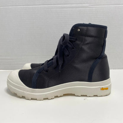 Pedro Garcia Satin High-Top Sneakers Womens 9.5 Edgy Grunge Streetwear