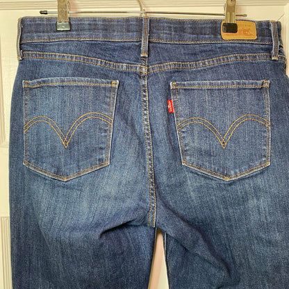 Levi's Perfect Waist 525 Straight Leg Blue Jeans Womens 14M Closet Staple