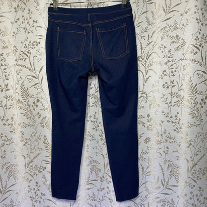Dark Wash High Rise Skinny Denim Jeggings Small Stretch Minimalist Clean Girl