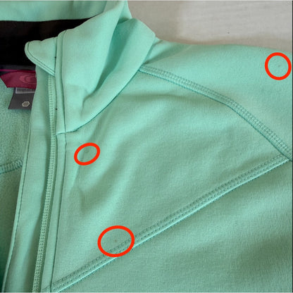Salomon Actitherm Fleece Jacket Women L Full Zip Green Gorpcore Outdoor Utility