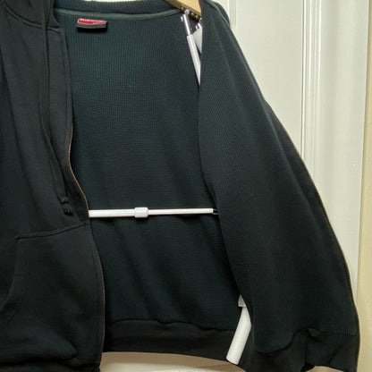 Backcountry Zip-Up Hoodie Sweatshirt Men's Large Cabincore Gorpcore Outdoor