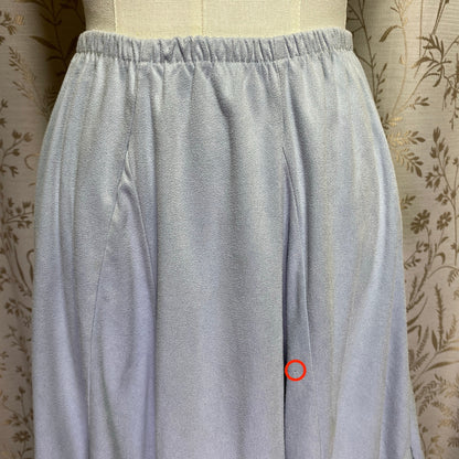 Brandy Melville Blue Faux Suede Circle Mini Skirt Small Dainty Feminine Coquette