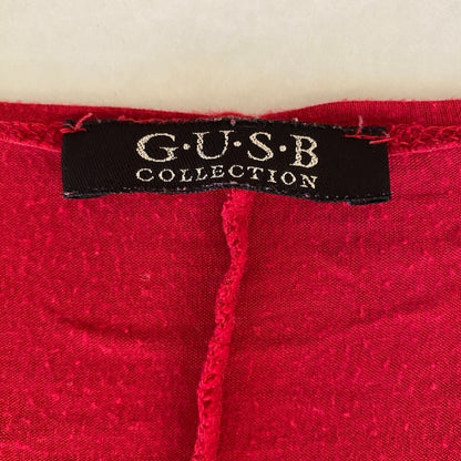 GUSB Collection Cowl Neck Top Womens Large Boho Chic Dainty Holiday Romantic Y2K