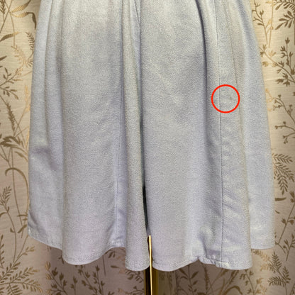 Brandy Melville Blue Faux Suede Circle Mini Skirt Small Dainty Feminine Coquette