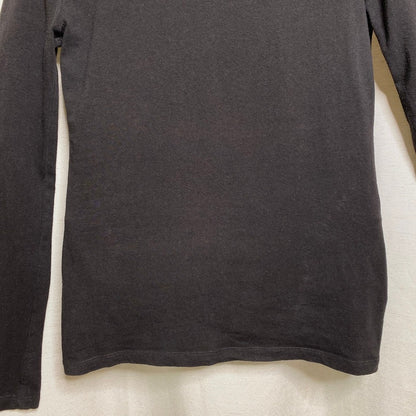 Zenna Outfitters Black Scoop Neck Top Womens S/XS 90s Style Minimalist Grunge
