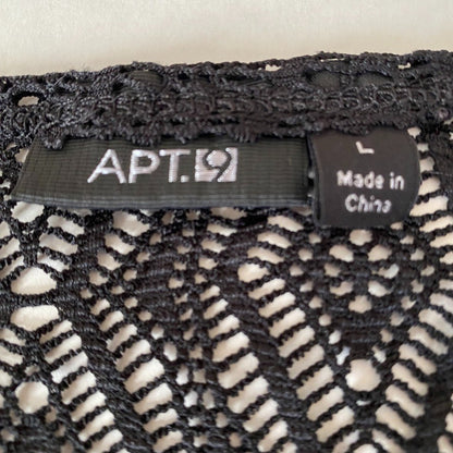 Apt. 9 Lace Tunic Womens Large Beach Boho Coverup Goth Loungewear Whimsigoth