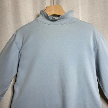 Whitefish Bay Mock Neck Cotton Top Womens S Distressed 90s Y2K Vintage Soft Girl