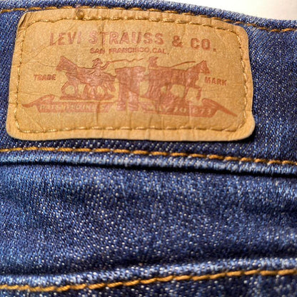 Levi's Perfect Waist 525 Straight Leg Blue Jeans Womens 14M Closet Staple