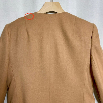 Evan-Picone Vintage Wool Camel Blazer Womens Medium Academia Quiet Luxury Retro