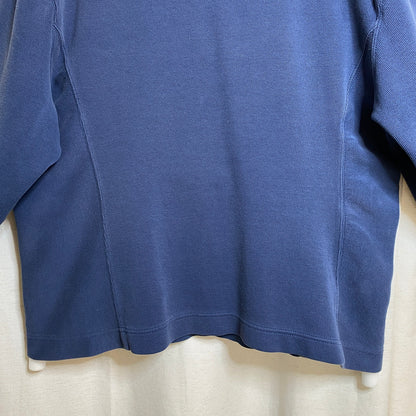 Lady Hathaway Vintage Navy Quarter-Zip Pullover Womens XL Coastal 90s Heritage