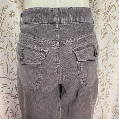 St Johns Bay Corduroy Pants 4PS Taupe Bootcut Stretch Whimsigoth Grunge Indie