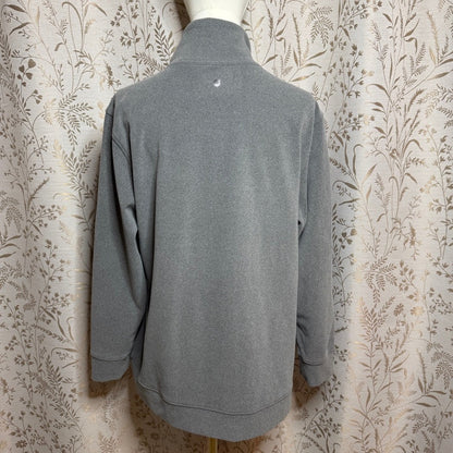 Hi-Tec Full Zip Fleece Jacket Women XXL Gray Cozy Performance Workout Athleisure