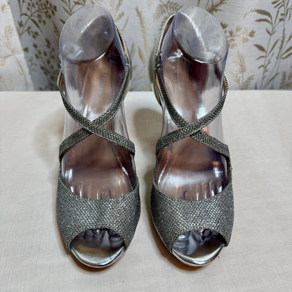 Style&Co Glitter Stiletto Heels Women 8 Glam Party Holiday Costume DIY Project