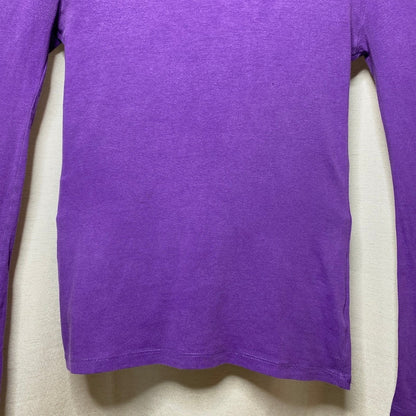 Zenana Purple Long Sleeve Scoop Neck Top Fits XS Fairycore Grunge Whimsigoth