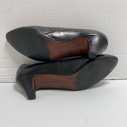 Florsheim Signature Vintage Kitten Heel Pumps 7.5 Office Siren Witchy Retro 80s