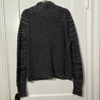 Victoria's Secret Boyfriend Style Knit Zip-Up Sweater Womens Large Y2K Boxy Cozy