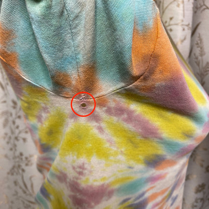 Hanes Tie Dye Spiral T-Shirt Kids 10-12 M Retro Hippie Boho Festival Kidcore