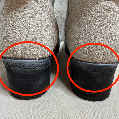 Jambu Douglas Waterproof Suede Ankle Boots Women 11 Cozy Fleece Lug Sole Winter