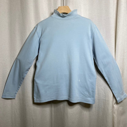Whitefish Bay Mock Neck Cotton Top Womens S Distressed 90s Y2K Vintage Soft Girl