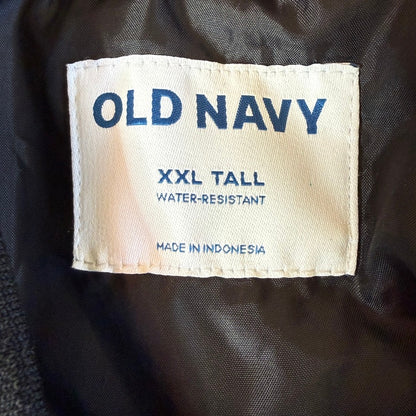Old Navy Bomber Jacket Women XXL Tall Black Water-Resistant Streetwear Techwear