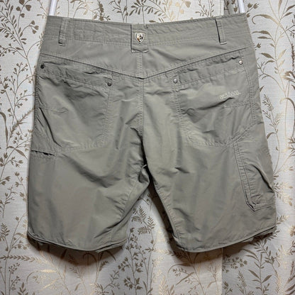 Kuhl Liberator Convertible Stealth Zip Off Pants Mens 34x32 Gray Hiking Outdoors
