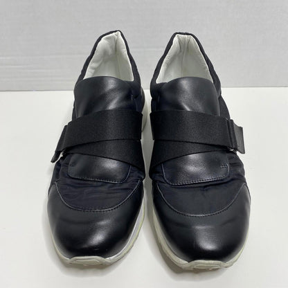 Ixos Black Women's Italian Leather Sneakers Womens 9.5 Activewear Streetwear
