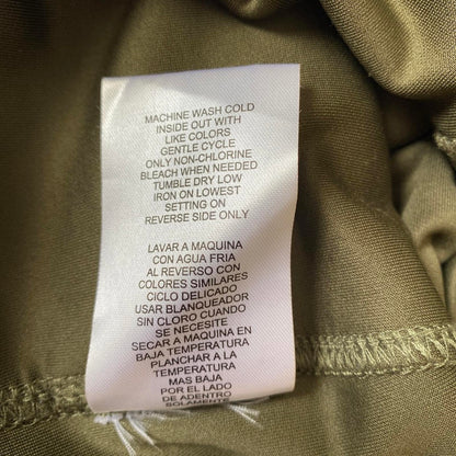 Democracy Olive Green Cargo Joggers Womens 6 Relaxed Fit Military Steampunk Edgy