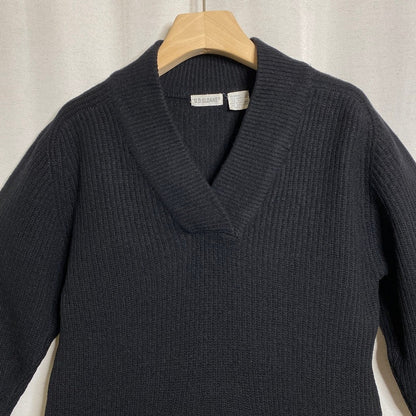 DD Sloane V-Neck Lambswool Sweater Womens S Vtg 80s Cozycore Grandpa Academia