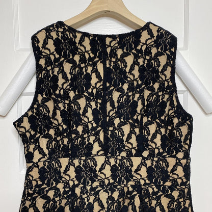 Newport News Black Lace Wiggle Dress Sz 18 90s Y2K Vintage Coquette Vampy Goth