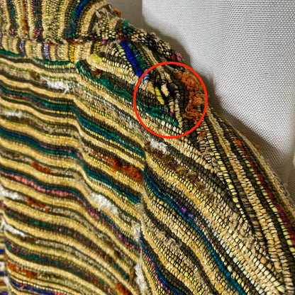 Shaver Lake Striped Knit Jacket Womens Large Vintage Boho Artsy Western Lodge