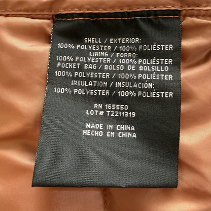 32 Degrees Heat Hooded Puffer Coat Women XXL Brown Gorpcore Utility Earth-Toned