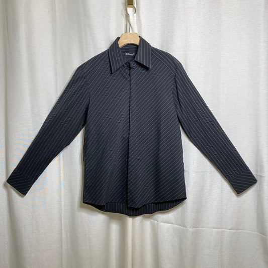 7 Diamonds Button Up Shirt Mens Large City Dark Academia Goth Noir Professional