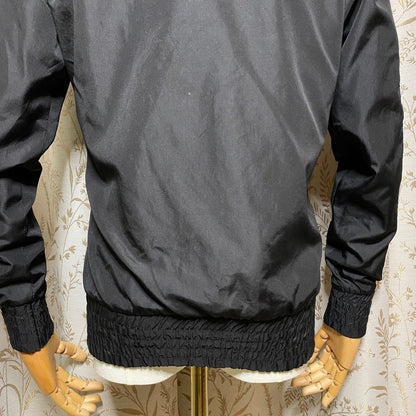 Spalding Track Jacket Medium Black Windbreaker Gorpcore Y2K Athleisure Utility