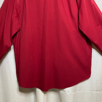 Merona Red Button Down Shirt Mens XL Academia Business Office Professional