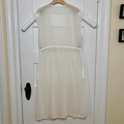 Lauren Conrad Duster Vest Womens Large Ballet Bohemian Cottagecore Dainty Fairy