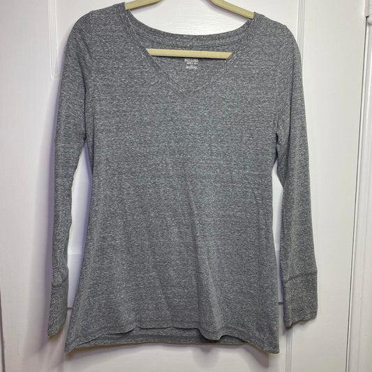 Missimo Long Sleeve Gray Top Womens Large Layering Basic Cozy Grunge Classic