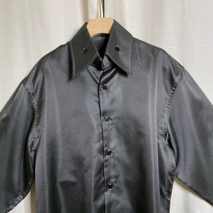 Angelino Button Up Shirt Mens XL 2000s City Dark Academia Going Out Gothic Noir