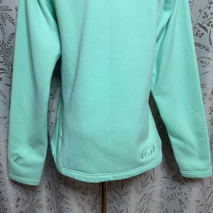 Salomon Actitherm Fleece Jacket Women L Full Zip Green Gorpcore Outdoor Utility