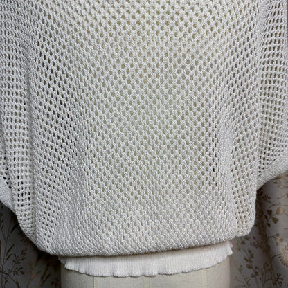 GRACE KARIN Open Knit Cardigan Women XL Shrug Boho Coastal Casual Minimalist