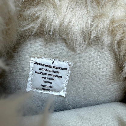 Champion Faux Fur Lined Suede Rubber Snow Boots Women 9 Apres Ski Cabincore Cozy