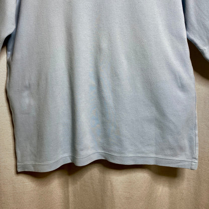 Whitefish Bay Mock Neck Cotton Top Womens S Distressed 90s Y2K Vintage Soft Girl