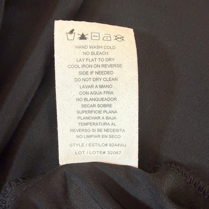 R&M Collection Cascade Waterfall Cardigan Women 1X Black Minimalist Lagenlook