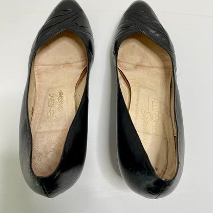 Florsheim Signature Vintage Kitten Heel Pumps 7.5 Office Siren Witchy Retro 80s